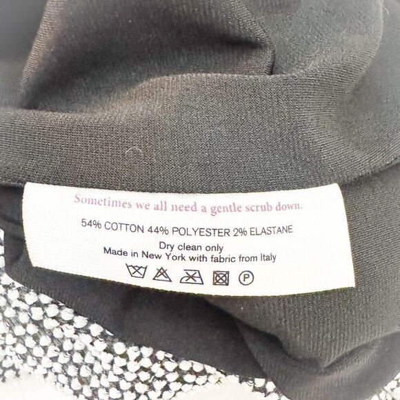 MM La Fleur Patterned Pencil Skirt Woven Poka Dot Size 8 - Picture 5 of 6